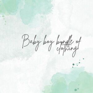 Baby boy bundle of clothing! 10 pieces! 0-3, Newborn, 3-6